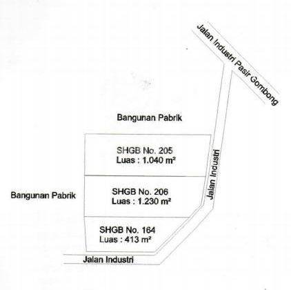 Dijual Cepat Pabrik Gudang Lokasi Cikarang Bekasi 17530 Jl Industri Raya Cikarang 6