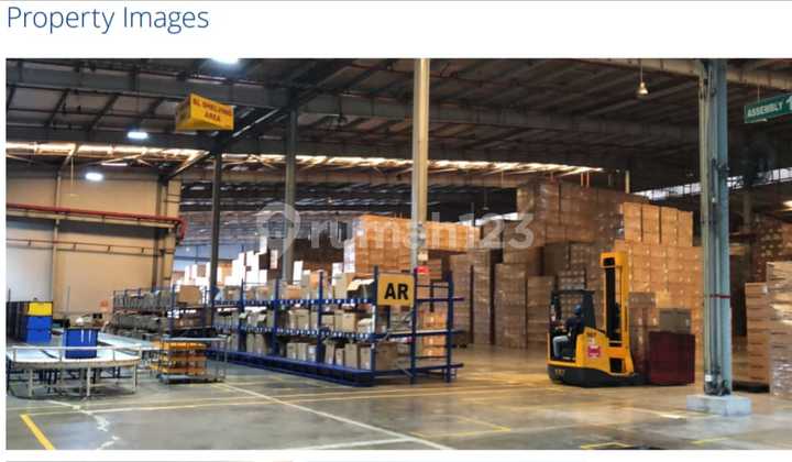 For Rent Warehouse in Jababeka Semi Furnished 40000.0 m² HGB