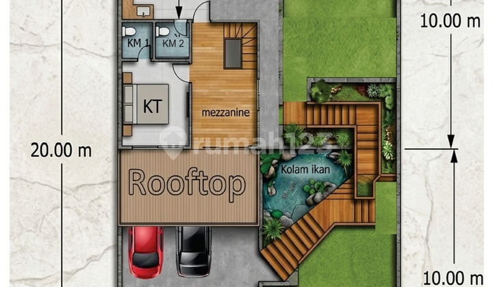 Villa House with Garden Concept Best View Villa House with Garden Concept Best View