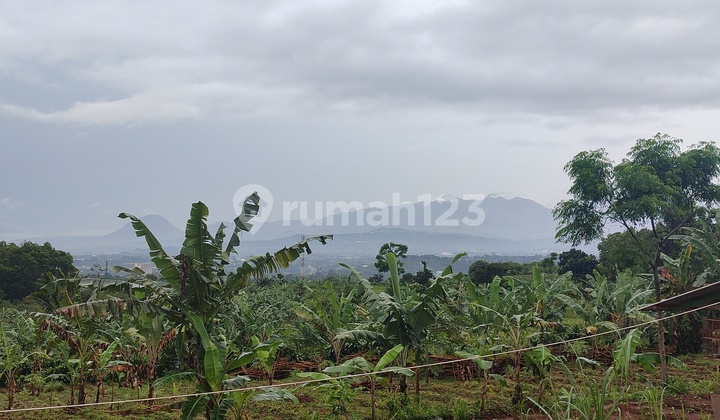 Land For Sale Cijeruk View Mountain and City