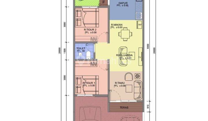 Rumah Baru Luas 120 m² Di Ciputat Nempel Pondok Cabe  2