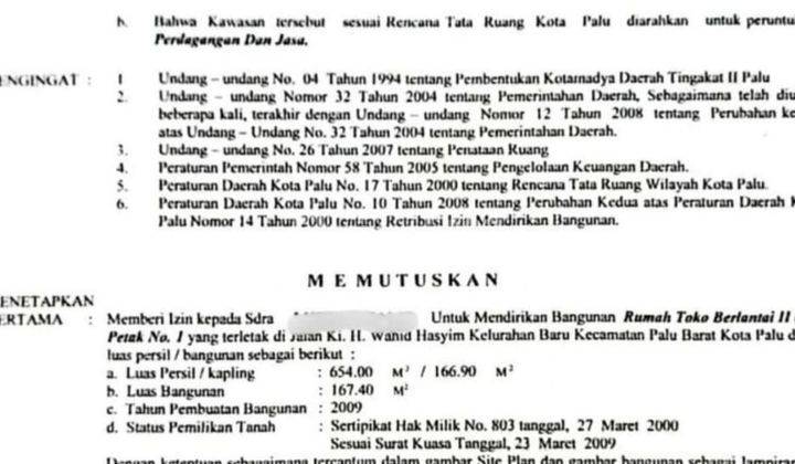 Jual Ruko 2 Ruko Palu Barat Shm Sulawesi Tengah Kota Palu 2