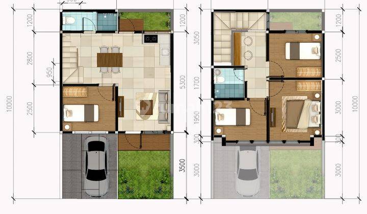 Rumah 2 lantai pinggir jalan raya lokasi dekat MRT lebak bulus  5
