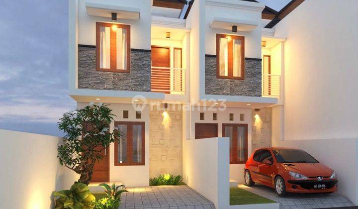 Rumah 2 Lantai Baru Unfurnished SHM di Jaya Giri Renon, Denpasar 1
