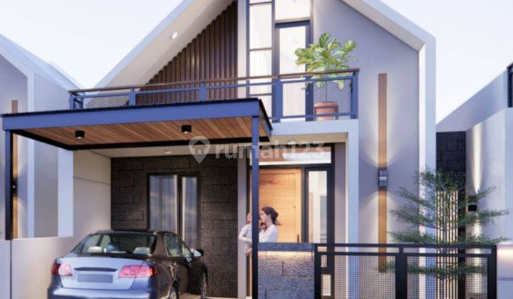 Rumah Scandinavian Industrial di Sedayu dekat kampus Mercubuana 1