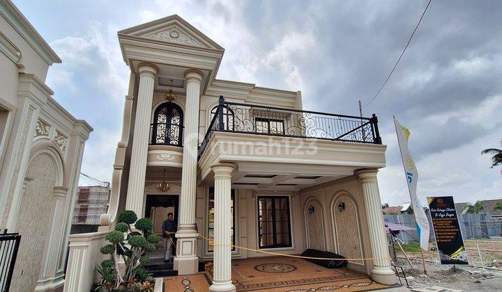 Rumah Mewah Paduan Konsep Mediteranian Classic Modern di Sleman 1