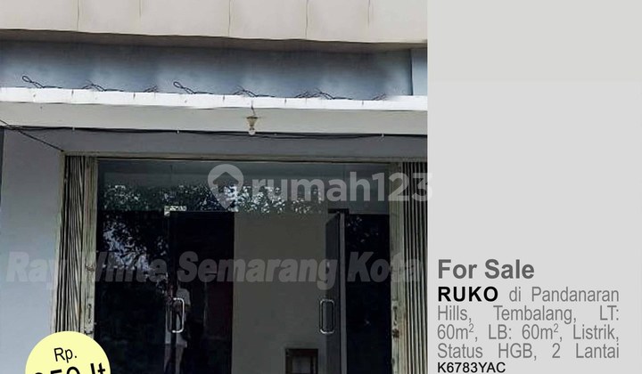 Dijual Ruko 2 Lantai di Tembalang (A2501) 2