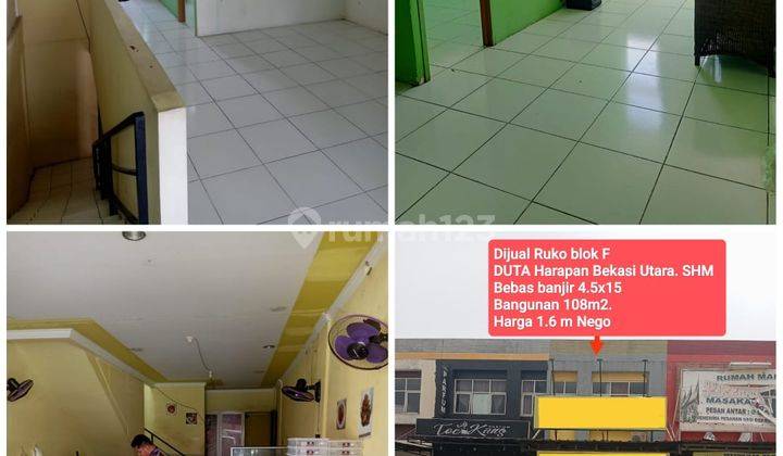 DIJUAL Ruko Duta Harapan Bekasi Utara Luas 4.5 x 15 2