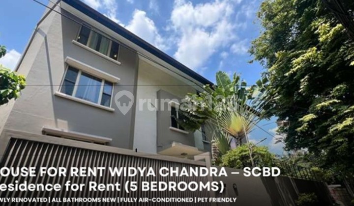 FOR RENT House on Jl. Widya Chandra SCBD Renovated Pool Area 400 m2 FOR RENT House on Jl. Widya Chandra SCBD Renovated Pool Area 400 m2