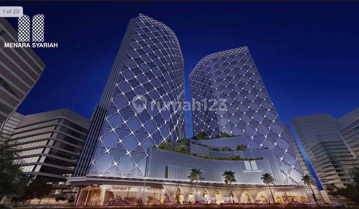 Dijual Disewa Perkantoran Baru Menara Syariah Pik2 Uk 126-2900 M2 2