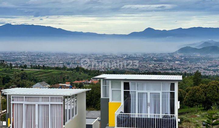 Dekat wisata di lembang, rumah semi villa 3 lt, shm, strategis 13