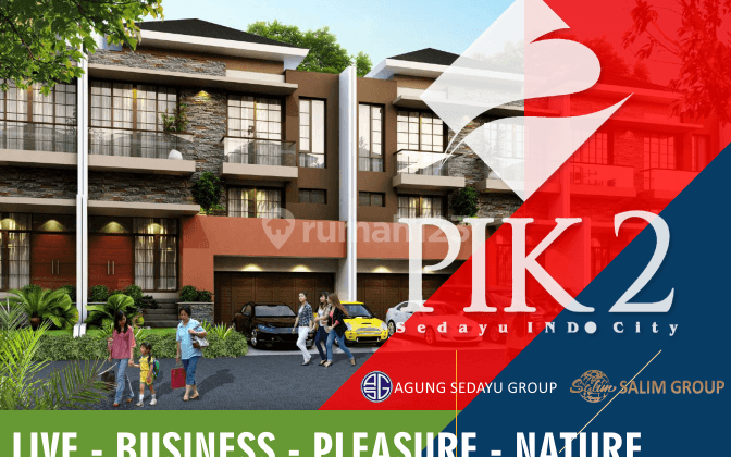 DIJUAL RUMAH PIK 2 Uk 8x12,5 2 lantai murah unfurnished 1