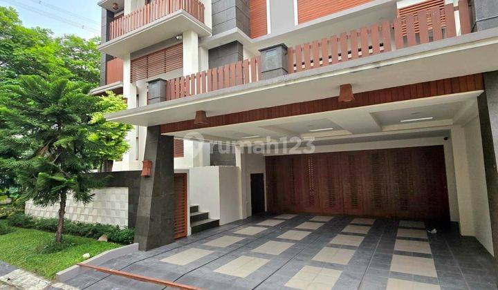 Rumah hoek baru semi furnished di kebayoran garden bintaro jaya 2