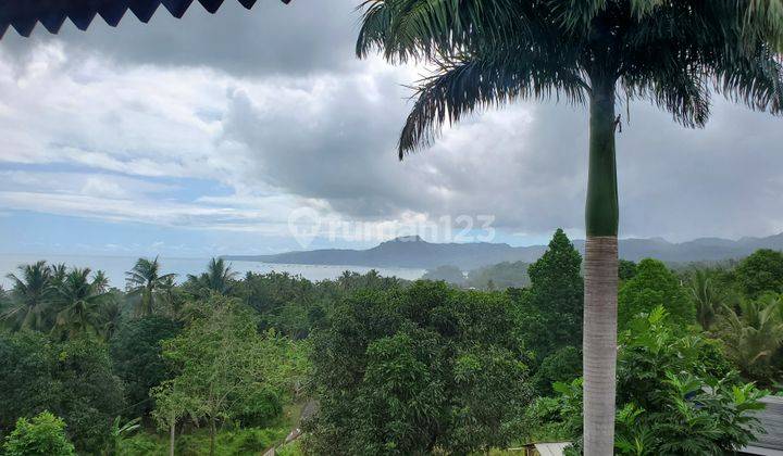 Rumah villa kayu pilihan 2 lantai plus kolam renang view Sunset 55