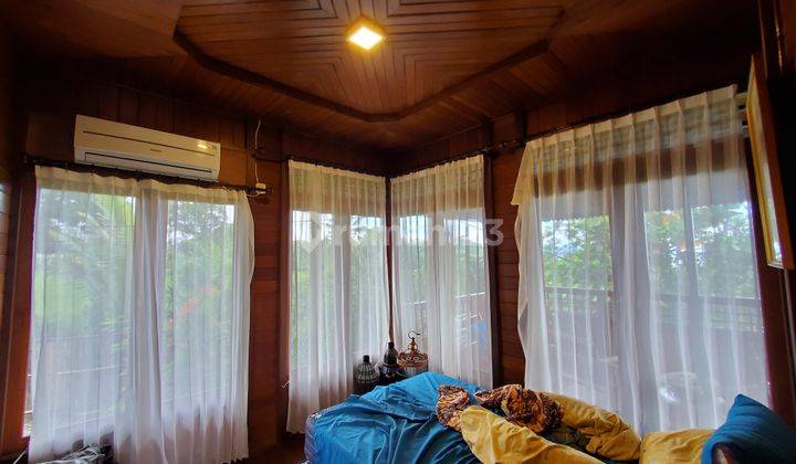 Rumah villa kayu pilihan 2 lantai plus kolam renang view Sunset 66