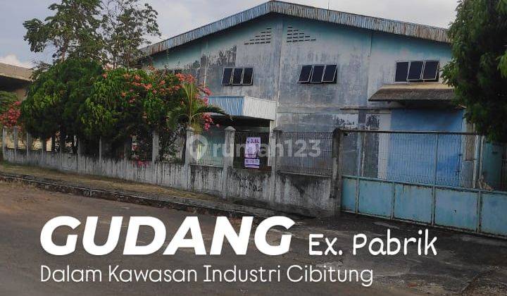 Dijual Gudang Turun Harga di Kawasan Industri Cibitung Akses Container 1