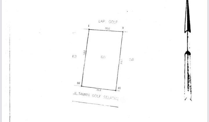 Jual Kavling Residensial Luas 2100m2 di Taman Golf Selatan Jababeka 2