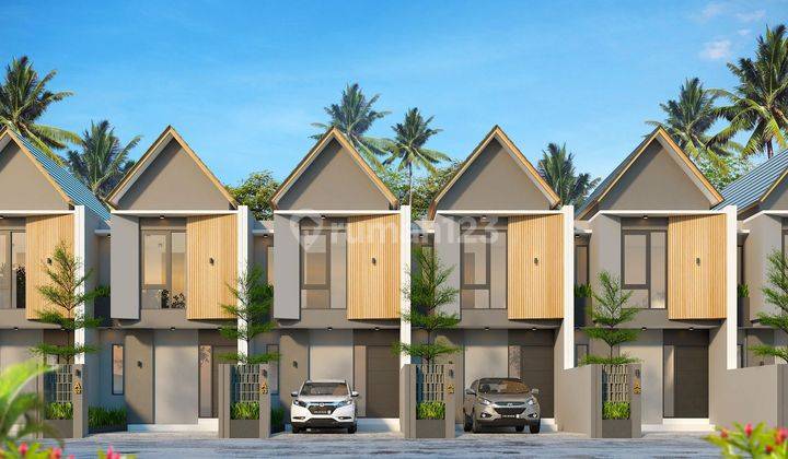 2 Floor One Gate System House in Central Denpasar 1