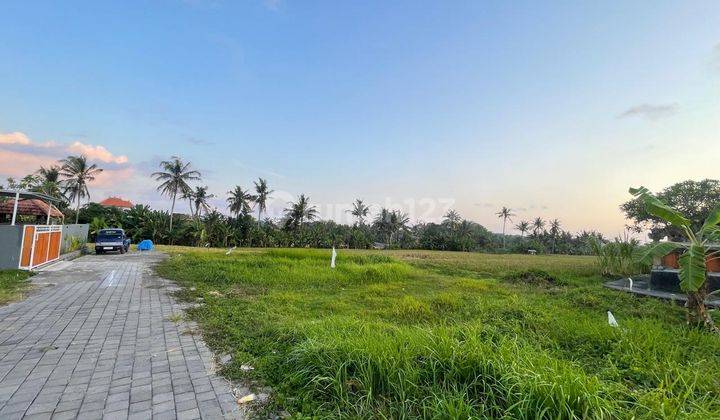 Tanah Siap Bangun View Sawah Dekat Pantai Tanah Lot 1