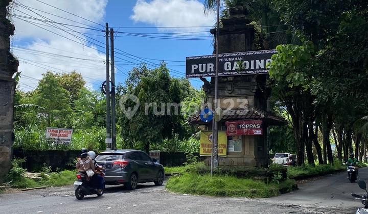 Tanah Siap Bangun Lokasi Dalam Perumahan Puri Gading Jimbaran