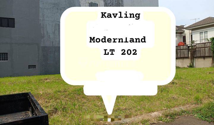 Tanah Kavling di Modernland, Tangerang SHM 202 m² 1