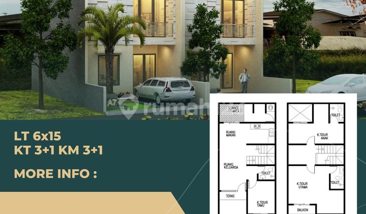 New Independent Building House in Gading Serpong Sector, Near S M S Mall.