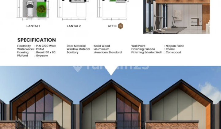 The Vajra Mak Beti Residence on Ringroad, Modern Attic Concept 2