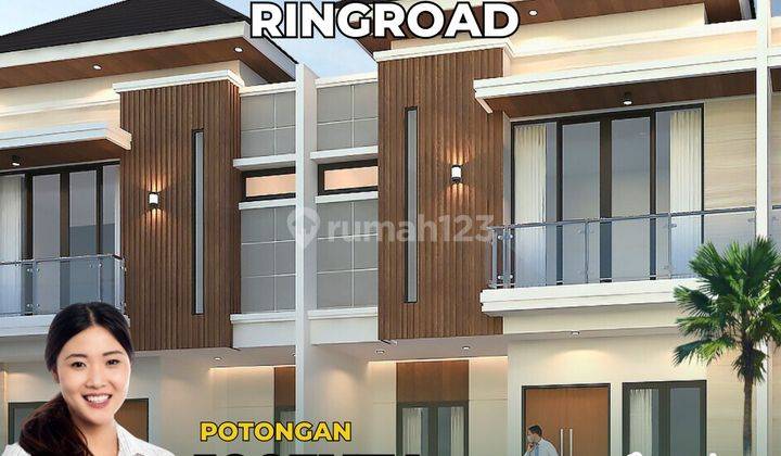 Dijual rumah Baru di Jl. Pasar 3 Tapian Nauli Ringroad, Medan Sunggal 2