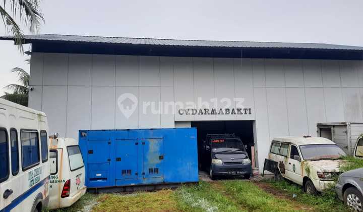 DIjual tanah beserta Gudangnya daerah Medan-Binjai