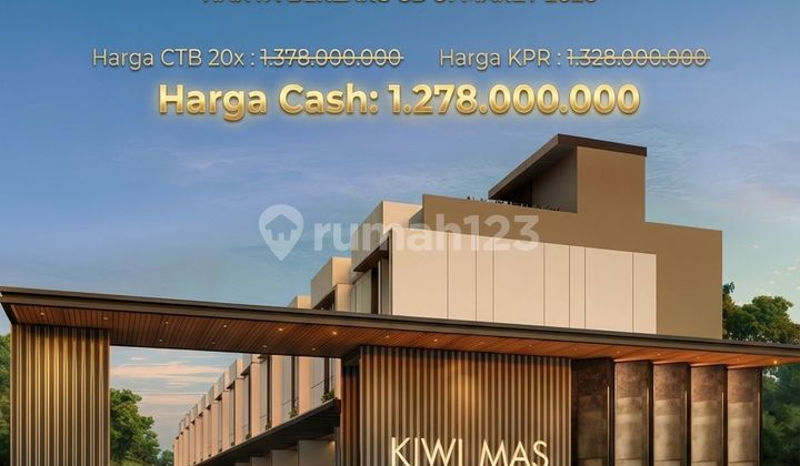 Promo Launching Kiwi Mas Komplek Mewah Terbaru di Gatsu-Sunggal