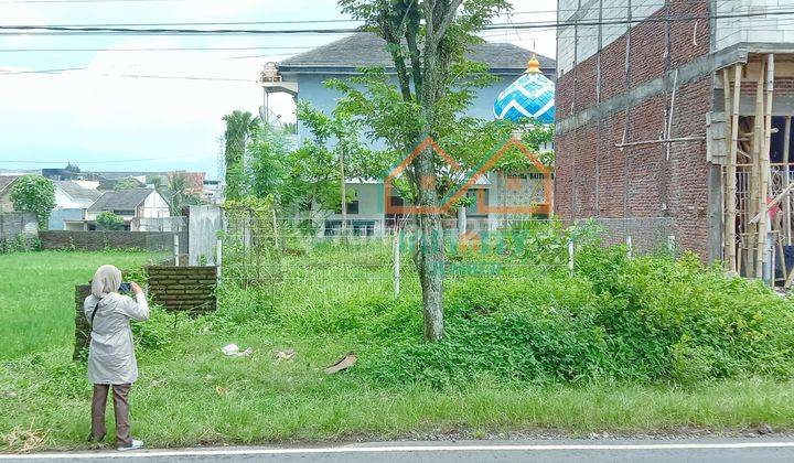 TANAH LUAS DI PINGGIR JALAN RAMAI DEKAT JETOS 1