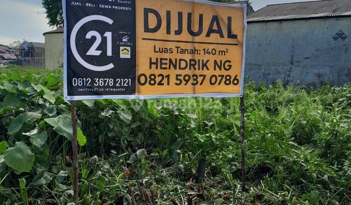 Tanah  Siap Bangun Dlm Komplek Ukuran 10x14 Parit Jepang 1