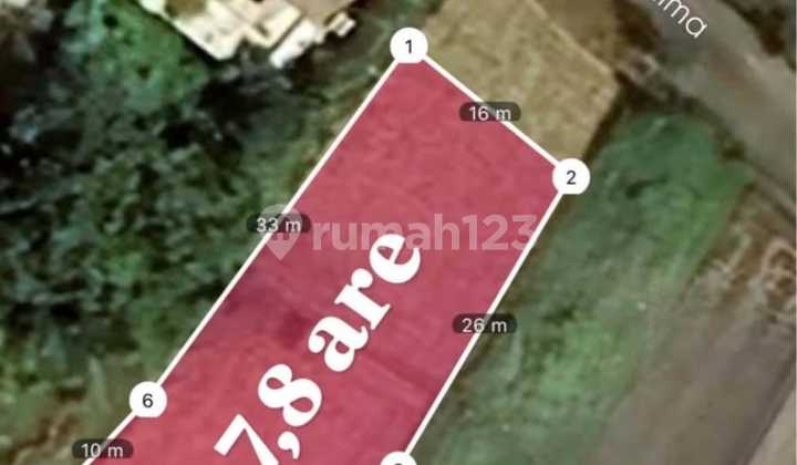 For Rent 7.8 Are SHM Land in Pererenan. For Rent 7.8 Are SHM Land in Pererenan.