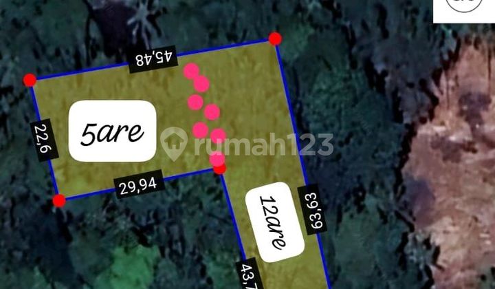 Land for rent 17 are SHM Buwit Yellow