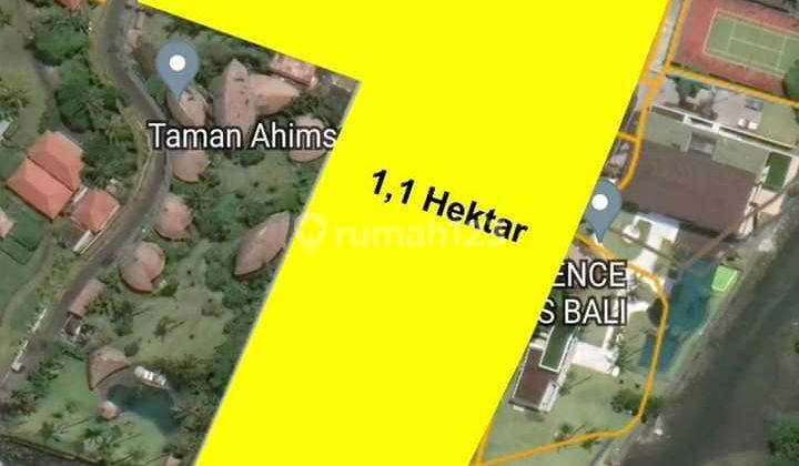 Tanah bibir pantai cemagi 1,1 hectare SHM  1