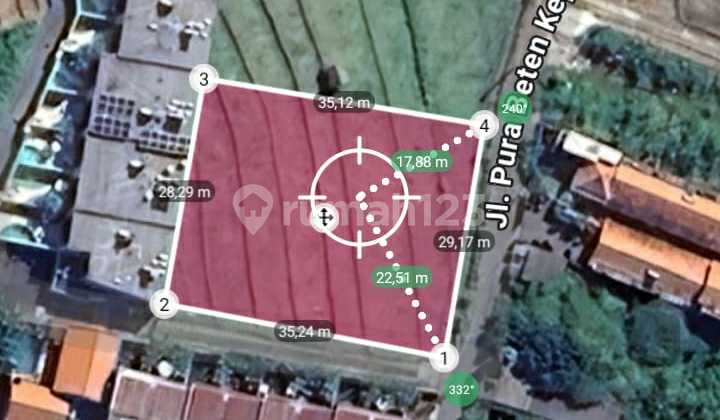 Land for Rent 10 Are SHM in Canggu-Berawa