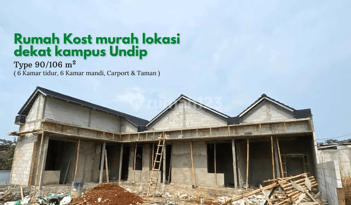 Ruang Usaha Rumah kosan Baru di Undip bulusan tembalang 110 m SHM 10