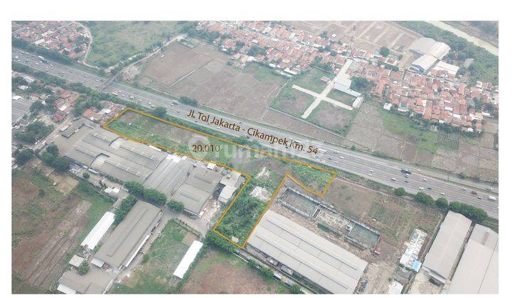 Dijual Tanah Jl Interchange Karawang Timur. Luas 20010 M2 1