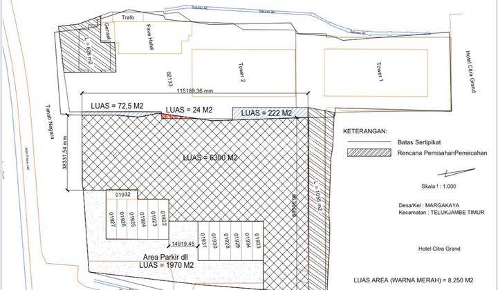 Dijual Tanah Komersil Jl Arteri Karawang Barat. Shm. Luas 6500 M2 5
