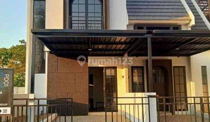 Rumah Mewah Modern Strategis Nol Jalan Raya  1