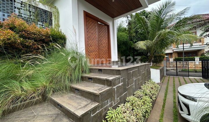 Dijual Rumah Mewah Di Pondok Indah Jakarta Selatan Tropical Modern Di Hoek Dengan Kolam Renang Siap Huni Strategis 2