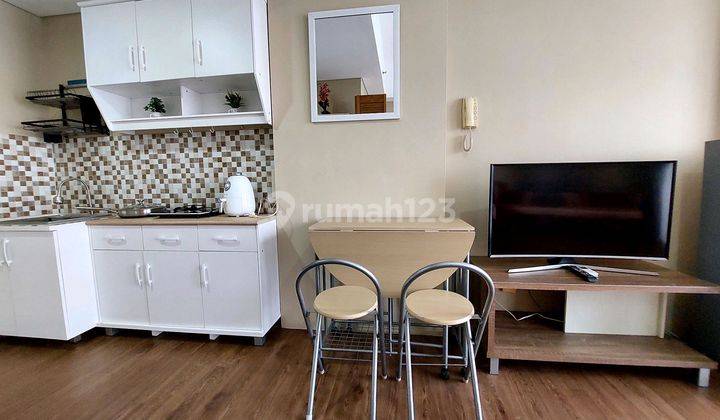 Disewakan Apartemen Altiz Type Studio Baru Renovasi Full Furnished Depan Bintaro Plaza Dekat Stasiun Pondok Ranji Dan Tol 2