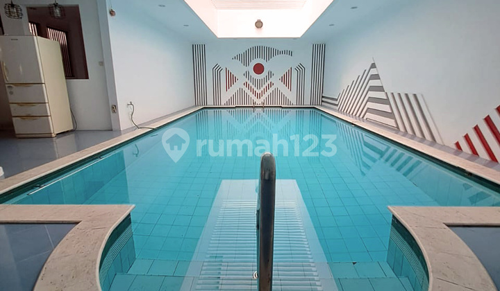 Rumah Mewah 2 Lantai, Pondok Indah, Jakarta Selatan, Private Pool Bonus Mini Garden
