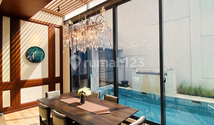 Rumah Mewah 3 Lantai, Furnished Interior Designer, Lancewood Navapark Bsd, View Taman Bonus Home Theatre Karaoke Room 2