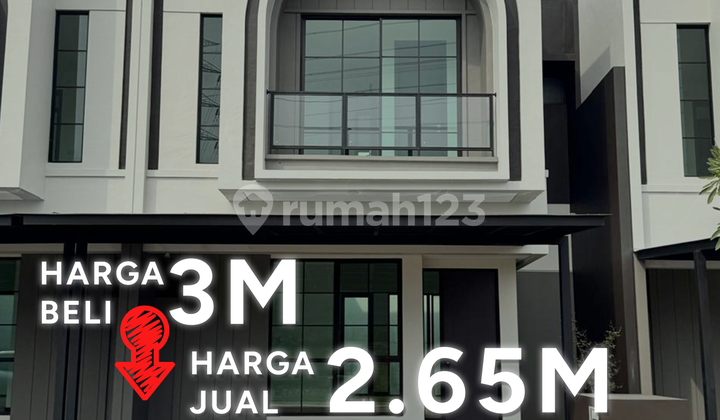 Cheapest!!! Under Market!!! Price Below PPJB! Rare Find! Brand New Unit! 2 Floors, Hiera Welton BSD, Width 7, Garden View