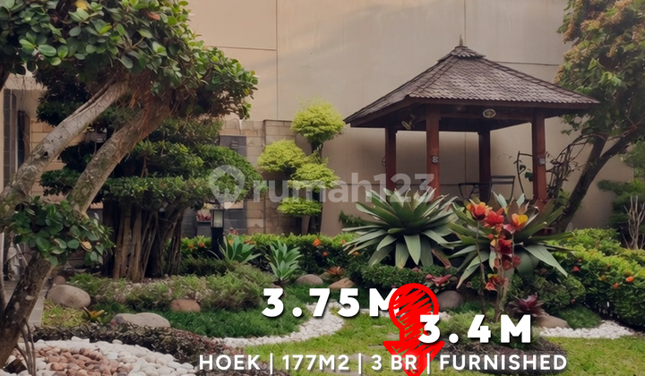 Buy 1 Get 1! 2-Story Corner House, Rossini Gading Serpong, Furnished Like Show Unit with Private Garden Bonus