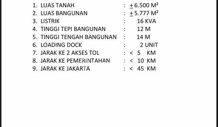  Pabrik 5777 m² di Kawasan delta silicon 6 lippo cikarang , Lippo Cikarang HGB - Hak Guna Bangun 3