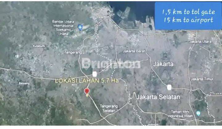 tanah murah siap bangun di serpong utara 2