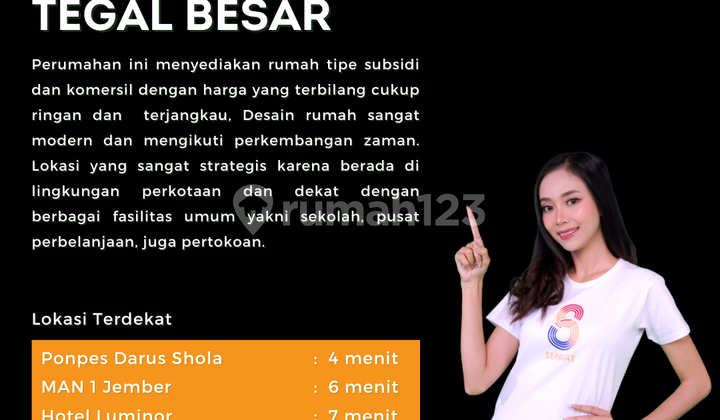 Rumah Subsidi di Kawasan Tegal Besar Jember 7