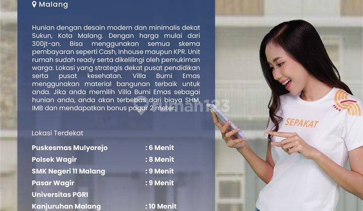 Hunian Dengan Desain Modern Dan Minimalis di Sukun Kota Malang 7